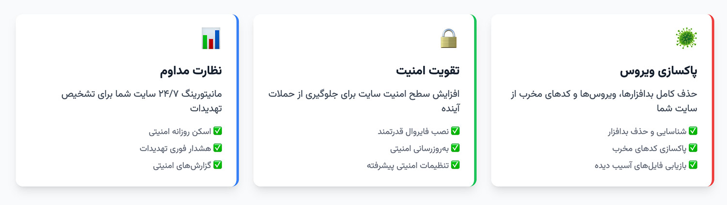پاکسازی سایت ویروسی